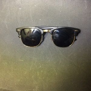 Black and gold sunglasses